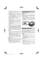 Preview for 10 page of HIKOKI G 3613DA Handling Instructions Manual