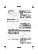 Preview for 9 page of HIKOKI G 3613DVE Handling Instructions Manual