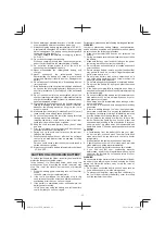 Preview for 11 page of HIKOKI G 3613DVE Handling Instructions Manual