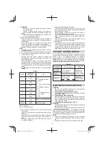 Preview for 16 page of HIKOKI G 3613DVE Handling Instructions Manual