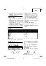 Предварительный просмотр 13 страницы HIKOKI G10SK3 Handling Instructions Manual