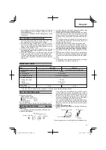 Предварительный просмотр 19 страницы HIKOKI G10SK3 Handling Instructions Manual