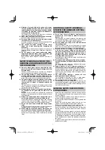 Предварительный просмотр 7 страницы HIKOKI G13BYEQ2 Handling Instructions Manual