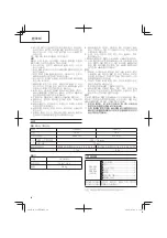 Предварительный просмотр 24 страницы HIKOKI G14DSL Handling Instructions Manual