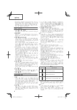 Предварительный просмотр 26 страницы HIKOKI G14DSL Handling Instructions Manual