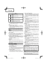 Предварительный просмотр 34 страницы HIKOKI G14DSL Handling Instructions Manual