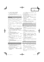 Предварительный просмотр 37 страницы HIKOKI G14DSL Handling Instructions Manual