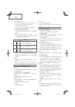 Предварительный просмотр 42 страницы HIKOKI G14DSL Handling Instructions Manual