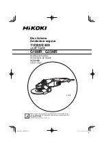 Предварительный просмотр 1 страницы HIKOKI G18MR Handling Instructions Manual