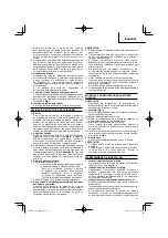 Предварительный просмотр 13 страницы HIKOKI G18MR Handling Instructions Manual