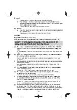 Предварительный просмотр 32 страницы HIKOKI G3618DA Handling Instructions Manual