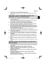 Предварительный просмотр 35 страницы HIKOKI G3618DA Handling Instructions Manual