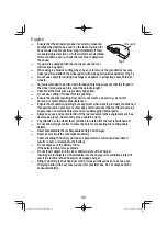 Предварительный просмотр 36 страницы HIKOKI G3618DA Handling Instructions Manual