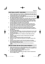 Предварительный просмотр 37 страницы HIKOKI G3618DA Handling Instructions Manual