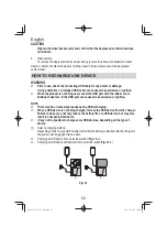 Предварительный просмотр 52 страницы HIKOKI G3618DA Handling Instructions Manual