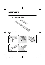 HIKOKI GR 800 Handling Instructions preview