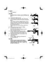 Preview for 18 page of HIKOKI H 41MB2 Handling Instructions Manual