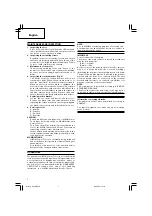 Preview for 8 page of HIKOKI H 45SR Handling Instructions Manual