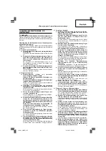 Preview for 9 page of HIKOKI H 45SR Handling Instructions Manual