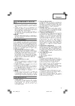 Preview for 37 page of HIKOKI H 45SR Handling Instructions Manual