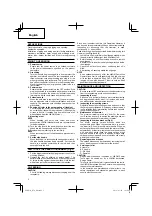 Preview for 6 page of HIKOKI H 50 Handling Instructions Manual