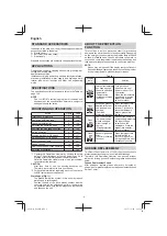 Preview for 4 page of HIKOKI H 60 MEY Handling Instructions Manual