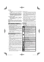 Preview for 12 page of HIKOKI H 60 MEY Handling Instructions Manual