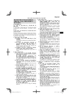 Preview for 23 page of HIKOKI H 60 MEY Handling Instructions Manual