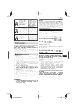 Предварительный просмотр 65 страницы HIKOKI H 60 MEY Handling Instructions Manual