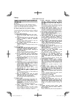 Предварительный просмотр 66 страницы HIKOKI H 60 MEY Handling Instructions Manual