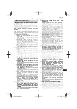 Предварительный просмотр 87 страницы HIKOKI H 60 MEY Handling Instructions Manual