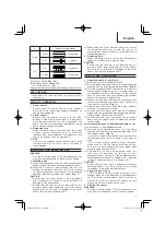 Предварительный просмотр 9 страницы HIKOKI M 12SA2 Handling Instructions Manual