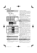 Предварительный просмотр 14 страницы HIKOKI M 12SA2 Handling Instructions Manual