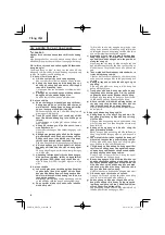 Предварительный просмотр 22 страницы HIKOKI M 12SA2 Handling Instructions Manual