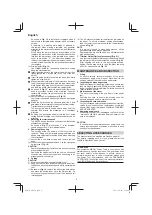 Предварительный просмотр 8 страницы HIKOKI M 12V2 Handling Instructions Manual