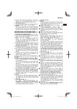 Предварительный просмотр 13 страницы HIKOKI M 12V2 Handling Instructions Manual