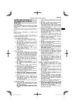 Предварительный просмотр 21 страницы HIKOKI M 12V2 Handling Instructions Manual