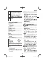 Предварительный просмотр 23 страницы HIKOKI M 12V2 Handling Instructions Manual