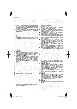 Предварительный просмотр 24 страницы HIKOKI M 12V2 Handling Instructions Manual