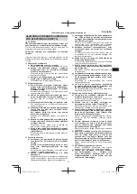 Предварительный просмотр 43 страницы HIKOKI M 12V2 Handling Instructions Manual