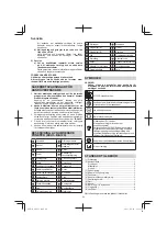 Предварительный просмотр 44 страницы HIKOKI M 12V2 Handling Instructions Manual