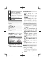 Предварительный просмотр 50 страницы HIKOKI M 12V2 Handling Instructions Manual