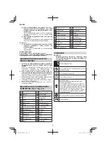 Предварительный просмотр 54 страницы HIKOKI M 12V2 Handling Instructions Manual