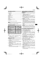 Предварительный просмотр 55 страницы HIKOKI M 12V2 Handling Instructions Manual