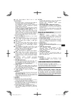 Предварительный просмотр 61 страницы HIKOKI M 12V2 Handling Instructions Manual