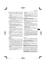 Предварительный просмотр 67 страницы HIKOKI M 12V2 Handling Instructions Manual