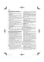 Предварительный просмотр 72 страницы HIKOKI M 12V2 Handling Instructions Manual