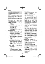 Предварительный просмотр 80 страницы HIKOKI M 12V2 Handling Instructions Manual