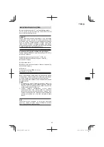 Предварительный просмотр 89 страницы HIKOKI M 12V2 Handling Instructions Manual