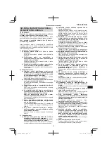 Предварительный просмотр 95 страницы HIKOKI M 12V2 Handling Instructions Manual